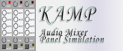 KAMP - Audio Mixer Panel Simulation