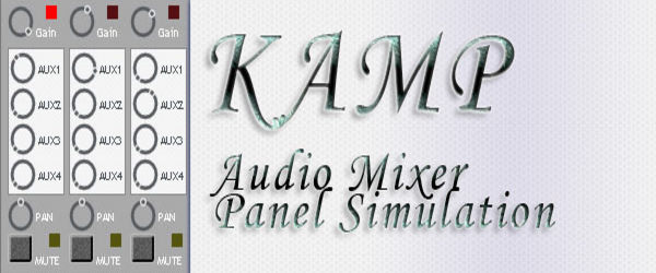 KAMP - Audio Mixer Panel Simulation
